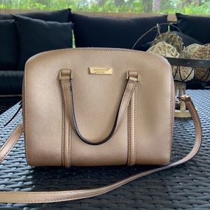 🎀Kate Spade Rose Gold Leather Bag!🎀